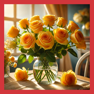 La rose jaune, symbole de la joie