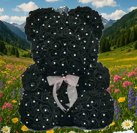 Ours avec Fleurs